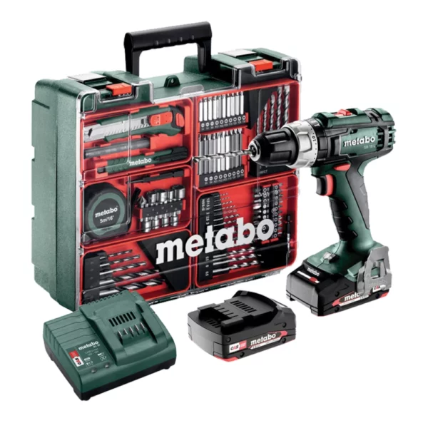 Metabo Codless Drill/Screwdriver/Impact Mobile Workshop (SB 18 L Mobile Workshop)